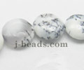 Dendritic Opal Coin Beads